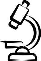 A microscope clipart vector