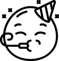 Happy birthday emoji vector