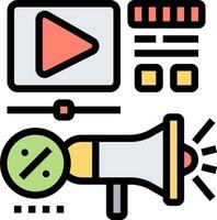 marketing icon illustration vector