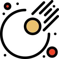 A black and white logo with a circle and a red dot vector