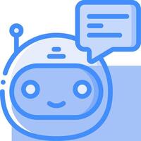 Chatbot illustration design vector
