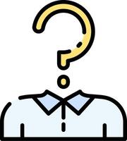 A shirt with a question mark on it vector
