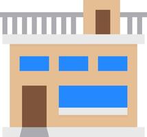 A building with a balcony and a balcony vector