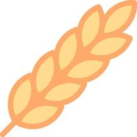 A wheat ear icon on a white background vector