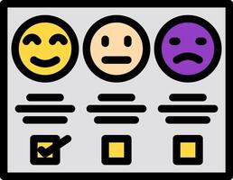 A smiley face with three different emoticions vector