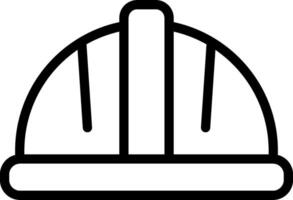 A construction helmet icon on a white background vector