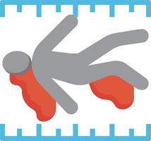 A person laying on the ground with a red and orange heart vector