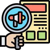 Search engine optimization illustration vector