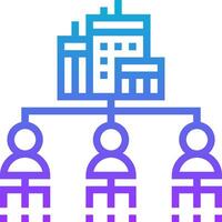 A group of people sitting on top of a building vector