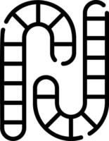 A black and white image of a train track vector