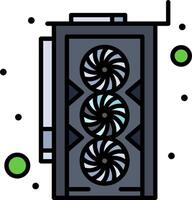 A computer with a fan and two fans vector