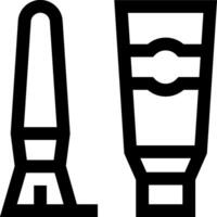 A tube of toothpaste and a tube of toothpaste vector
