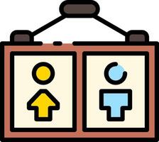 A suitcase with two people on it vector