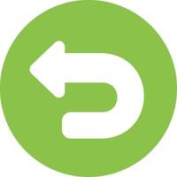 A green circle with an arrow pointing to the right vector