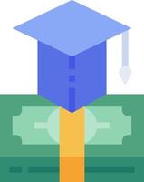 How to pay for college with a student loan vector
