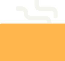 A cup of coffee with a steam coming out of it vector