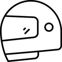 A helmet icon on a white background vector