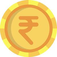 Indian rupee coin vector