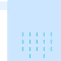 A blue square with a raindrop on it vector