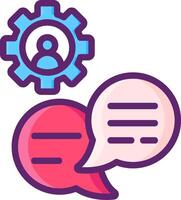 Chatbot and chatbot icon vector