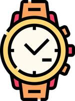 A watch icon on a white background vector