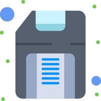 A floppy disk icon with dots around it vector