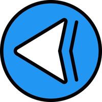 Play button icon vector