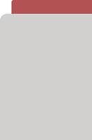 A red folder with a white background vector