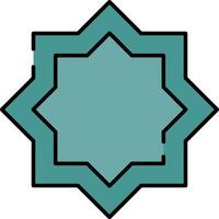 A blue star with a white background vector