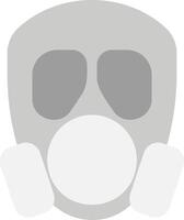 A gas mask icon on a white background vector