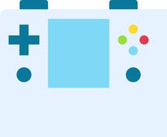 A game controller with a blue background vector