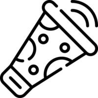 Pizza icon illustration vector