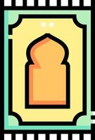 A bread icon on a square frame vector