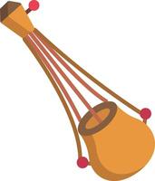 An instrument with strings and a string vector