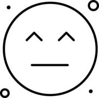 A black and white image of a smiley face vector