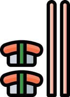 Sushi icon illustration vector