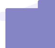A purple folder icon on a white background vector