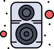 A speaker icon with dots around it vector