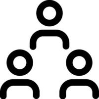 A group of people in a circle with one person in the middle vector