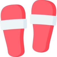 Pair of flip flops vector