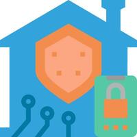 Home security system vector