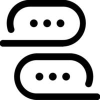 Two black and white icons of two speakers vector