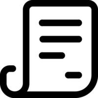 A document icon with a pen and paper vector
