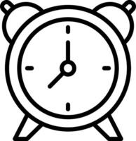 Alarm clock icon illustration vector