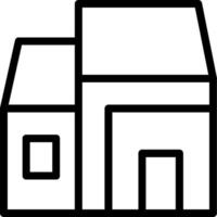 House icon with a white background vector