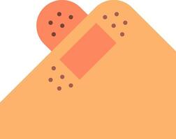 A bandage with a heart on it vector