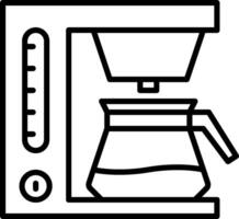 Coffee maker icon vector