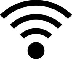 A wifi symbol on a white background vector
