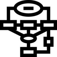 A black and white image of a computer vector
