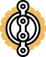 The logo for the bike shop vector